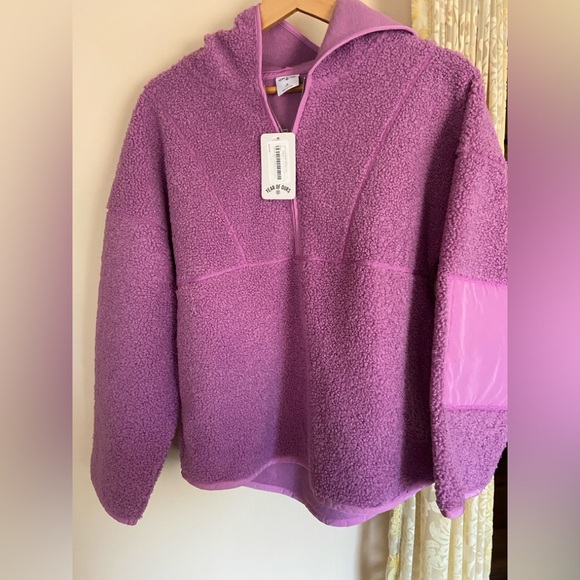 Year of Ours Mammoth Sherpa Half-Zip Hoodie - Picture 6 of 9